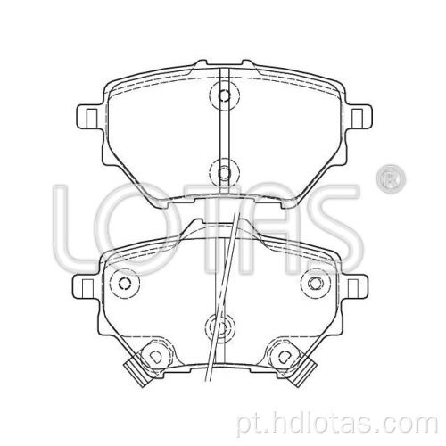 Conjunto de pastilhas de freio